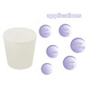 sourcing map Rubber Tapered Plug 22mm to 30mm Solid Test