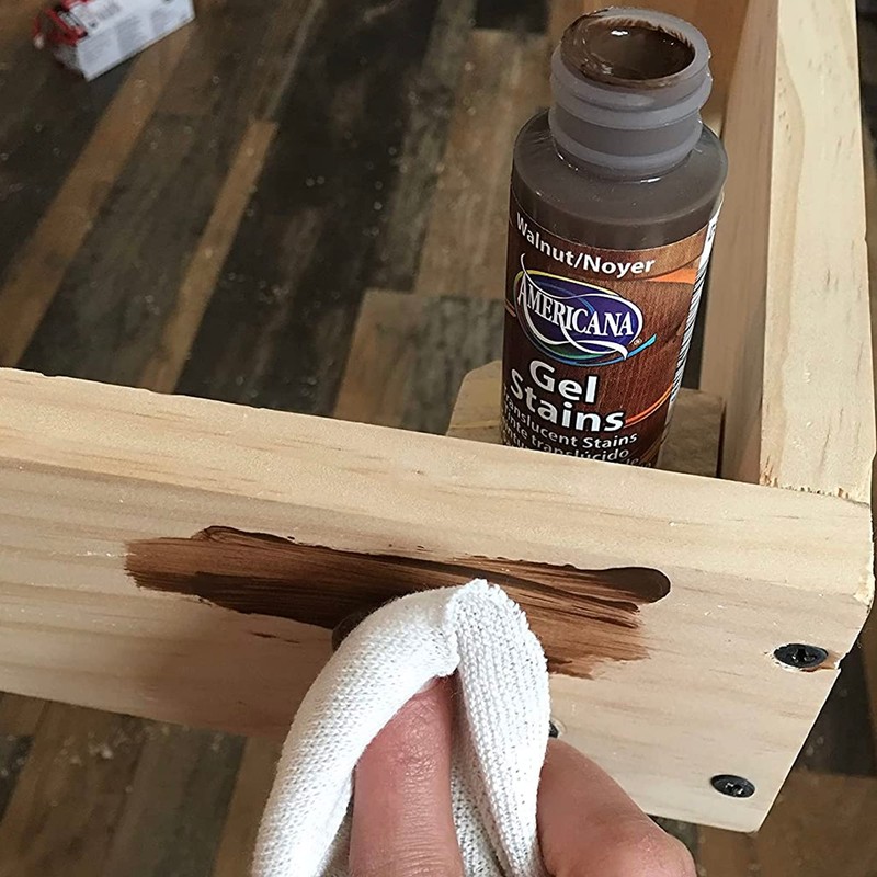 Americana Gel Stain Wood Stain Paint 3-Pack, Wood Tint Colors