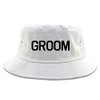 Kings Of NY The Groom Bachelor Party Bucket Hat White