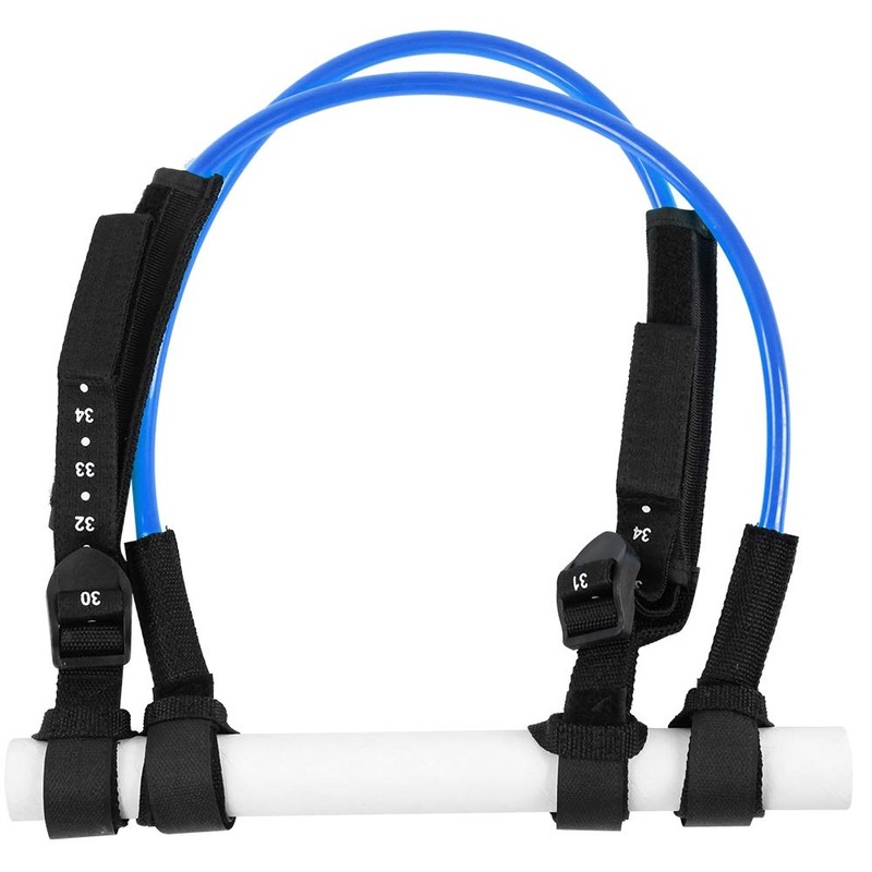 EVTSCAN Surfing Leash String,2PCS 28‑34inch Black Adjustable Safety Windsurfing Harness