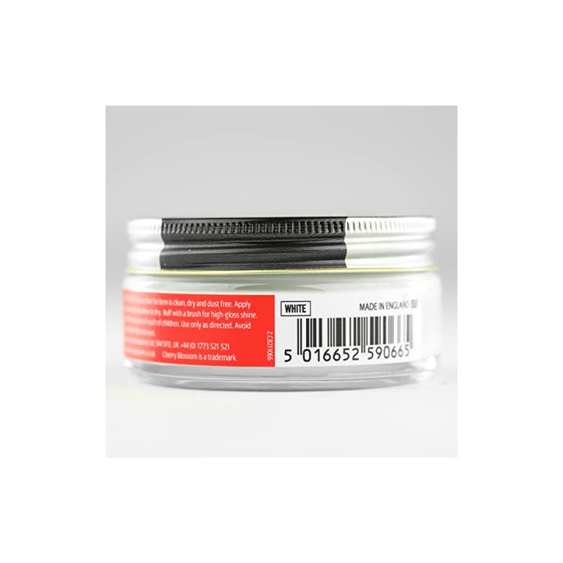 Cherry Blossom Footwear Renovating Shoe Cream Care Product, White, 50ml