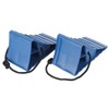 Pack of 2 Wheel Chocks with Rope and Handle, Portable