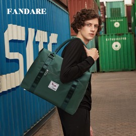 FANDARE Women Travel Bags Weekender Carry on for Women Sports Gym Bag Men Workout Handbag Sports Travel Duffel Bag Overnight Duffle Bags Swim Hospital Shoulder Crossbody Bag Green