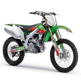 1994-1997 KX 80 Ricochet Green Senge Graphics Base Kit Compatible with Kawasaki