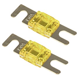tomzz Audio 5800-065 Mini ANL Fuse 150 A Pack of 2 with Gold-Plated Contacts