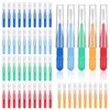 Obidodi 50 Pieces Interdental Brush, Soft Toothpicks Tooth Flossing Head,
