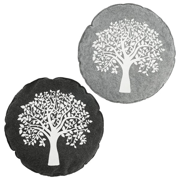 Cepewa Cushion Set of 2 Printed Tree of Life │
