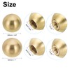PATIKIL 20mm 25mm Ball Lamp Finials Caps Knob, 2pcs Solid