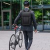 Amexo Backpack for Men Women PU Leather Daypack Black Extra