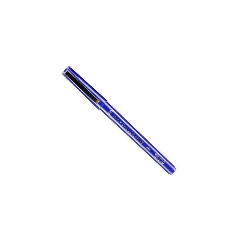 Uchida of America 6000M-C-3 Calligraphy Marker, 3.5mm, Blue