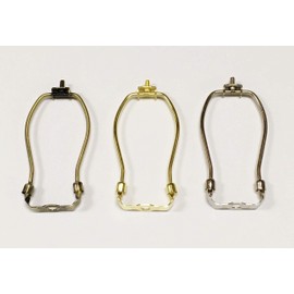 Lamp HARP-6" Heavy Duty W/Saddle 3 Finishes:Antique Brass, Polished Brass and Polished Nickel (1 Pc.) (Antique Bras)