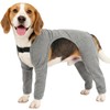 BRKURLEG Dog Recovery Suit with Legs, Leg Wound Protector Soft