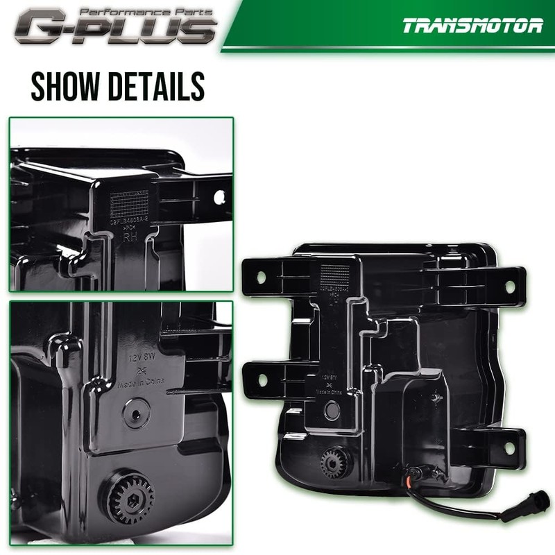 G-PLUS Smoky lens LED Fog Light Compatible With 2016-2018 Chevy