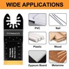 CONNOO 120 Pack Oscillating Saw Blades, Multitool Oscillating Tool Blades