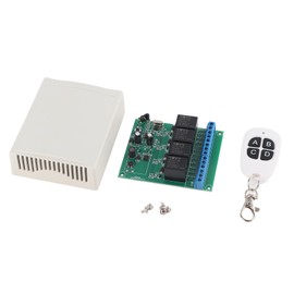 4CH Receiver Wireless Remote Control Power Switch System 12V 50m YK-4 DC24V