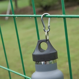 20Pcs Silver Key Chain Carabiners Lightweight Multi-Purpose Aluminium Alloy Locking Carabiners for Camping Camping，Accessory and Keychain Carabiners，Accessories