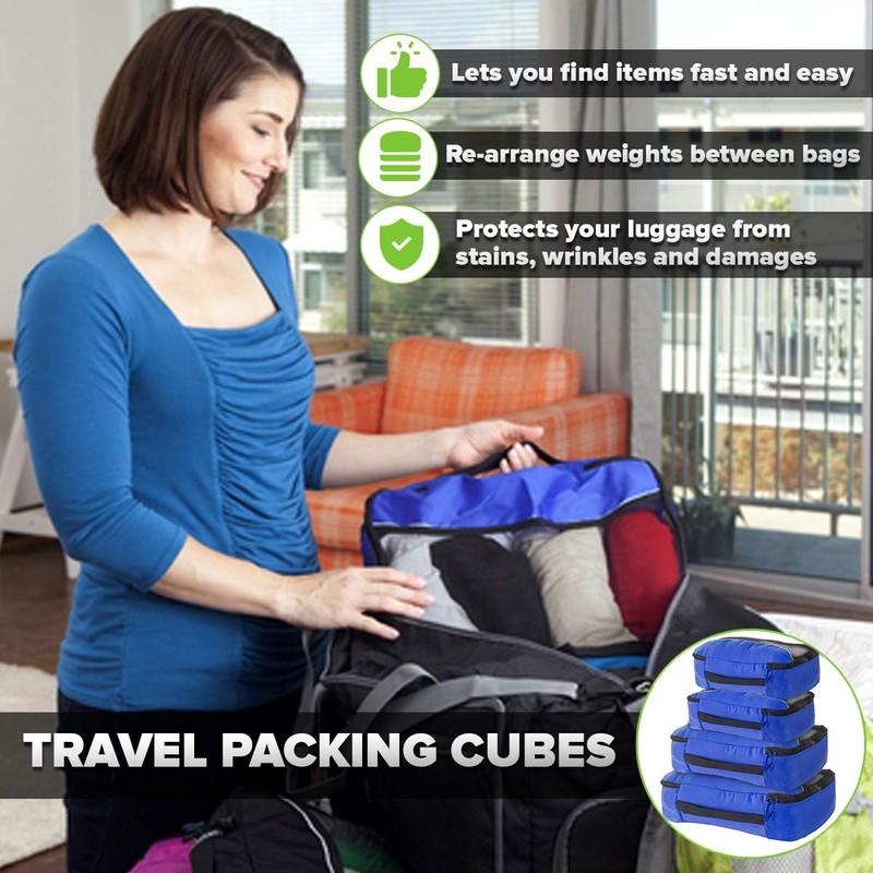 bago 7 Pcs Packing Cubes For Travel - 4 Packing