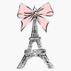 Eiffel Tower Bumper Sticker Vinyl Decal 5 inches