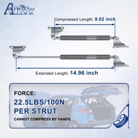 AiYiGu 15 Inch 22.5LB/100N Gas Shock Strut Spring Lift Support for Cabinet Door Tool Storage Box Lid Truck Cap Topper Camper Window
