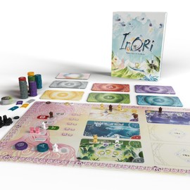 Inori Board Game - Cooperative and Competitive Worker Placement Strategy Game, Fun Family Game for Kids and Adults, Ages 10+, 2-4 Players, 40 Minute Playtime, Made by Space Cowboys