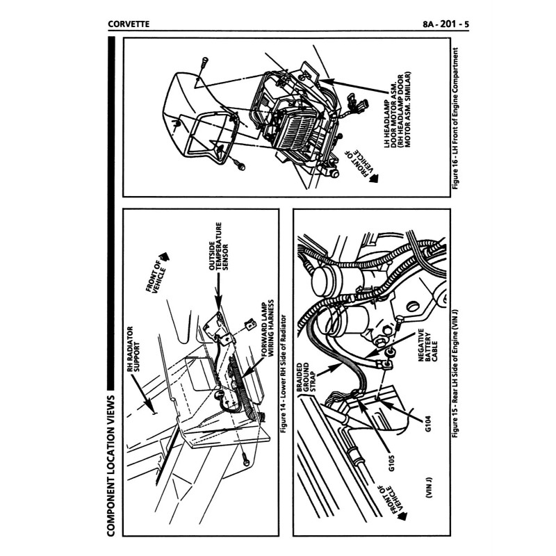 1990 Corvette Electrical Diagnosis Service Manual Supplement