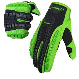 1Storm Adult Motocross Gloves Motorcycle BMX MX ATV Dirt Bike Bicycle Skeleton Cycling Gloves Green