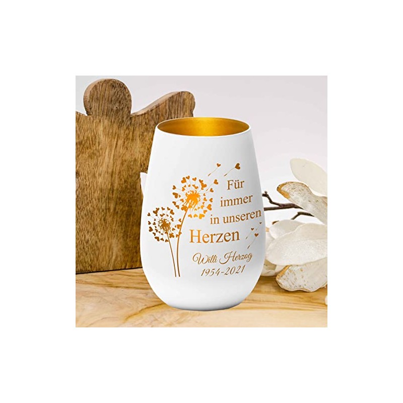 Mourning Light – Forever in Our Hearts – White/Gold –