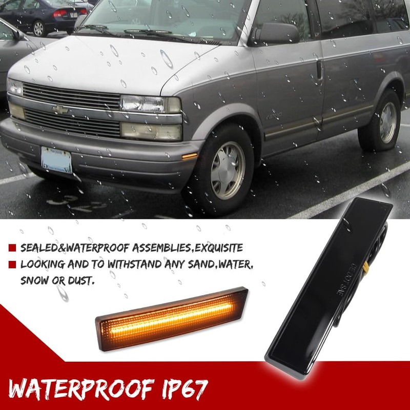 KENRTIR for 1995-2005 Chevy Astro GMC Safari Van Side Marker