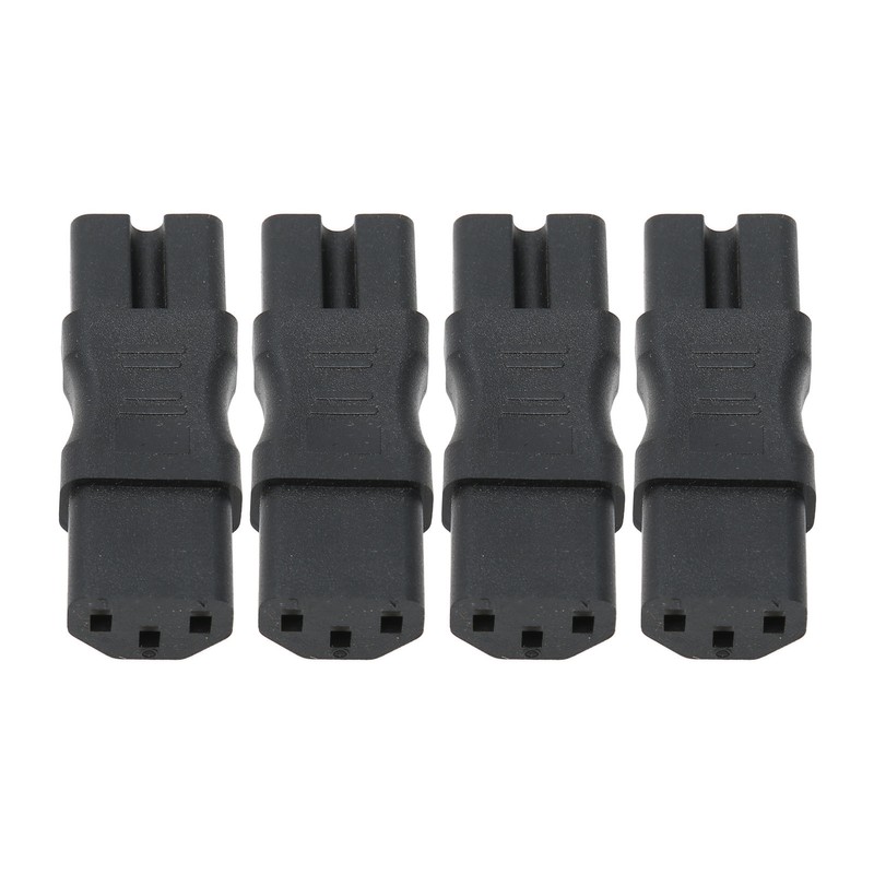 4pcs IEC320 C13 to IEC320 C15 Power Adapter Professional Standard