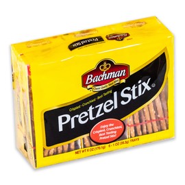 Bachman Pretzel Stix - Crispiest, Crunchiest, Best Tasting Pretzel Sticks - 6, 1oz Trays per Unit