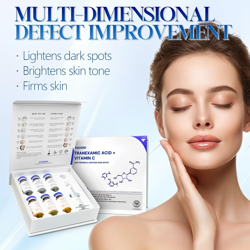Tranexamic Acid Serum, Gold Vitamin C, Dark Spots, Pigmentation serum,