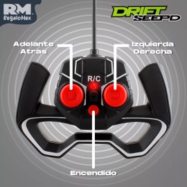 Rm Regalomex Carro De Control Remoto De Alta Velocidad Metal Escala 1:18