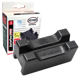 HEYNER Protective Rubber Pads For Axle Jack Stands Heavy Duty set of 2 Welds Protector Guard Lifting Frame Rail Protector S M L H3476 (M Size 347670)
