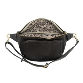 Joy Susan Women's Fashion Purse Rory Organizer Sling Belt Bag - Black