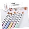Healeved 6pcs Dual-ended Nail Art Brushes Macaron Style Manicure Pens