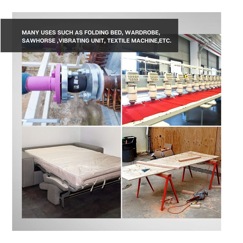 DOJA INDUSTRIAL Self-Locking Nuts M4 Pack of 50 Galvanised Steel