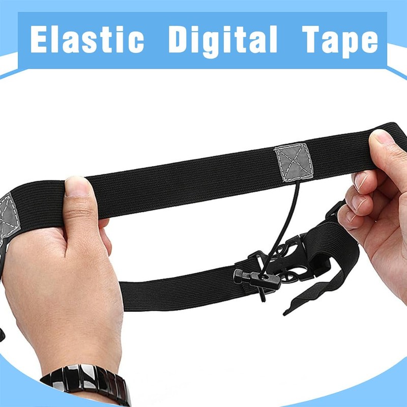 LICHUANUK Start Number Strap [Pack of 2] Running Belt Running