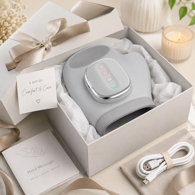 Hand Massager for Office Relaxation – Airbag Compression & Vibration