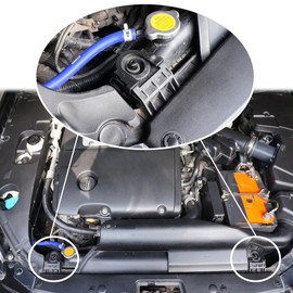 HOOTURB - Soporte de montaje de radiador superior para Nissan Maxima 2004 -2017 Quest 2004 -2016 Rogue 2008-2015 Altima 21506-6M100 21542-CA000 (2 piezas)