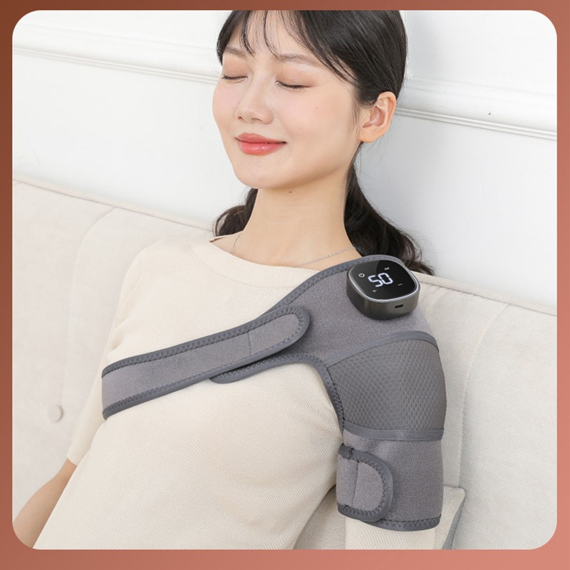 Heated Knee Brace Wrap Knee Stress Relief Massager Vibration Heated