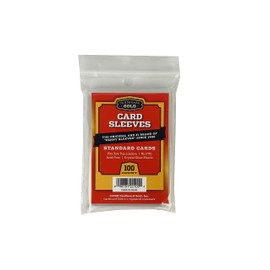 Cardboard Gold Ultra-Clear Trading Card Sleeves - 400 Soft Penny Sleeves for Baseball, Sports & Trading Cards - Compatible with Top Loaders & Card Savers - Durable Card Protector Sleeves