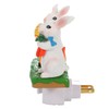 Ditip Bunny Campfire Flickering Nightlight, Rabbit Night Light Plug into