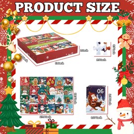 1008 Piece Christmas Puzzle for Adults and Kids Jigsaw Puzzle with Christmas Puzzle Gift for Adults and Teens Family Challenging Puzzle Perfect for Game Nights