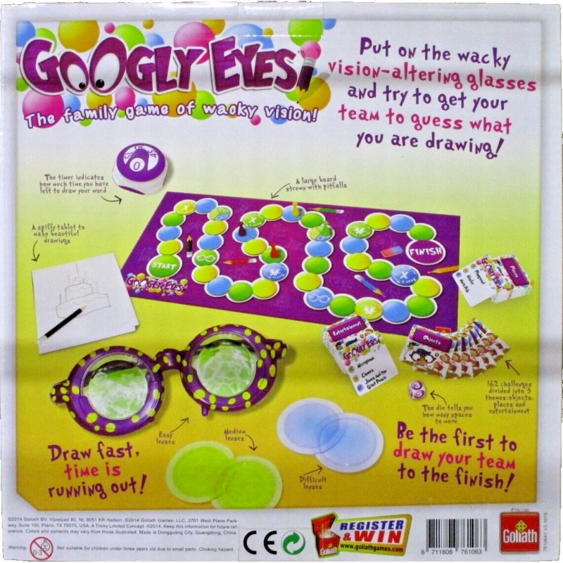 Goliath Googly Eyes Game — Family Drawing Game with Crazy,