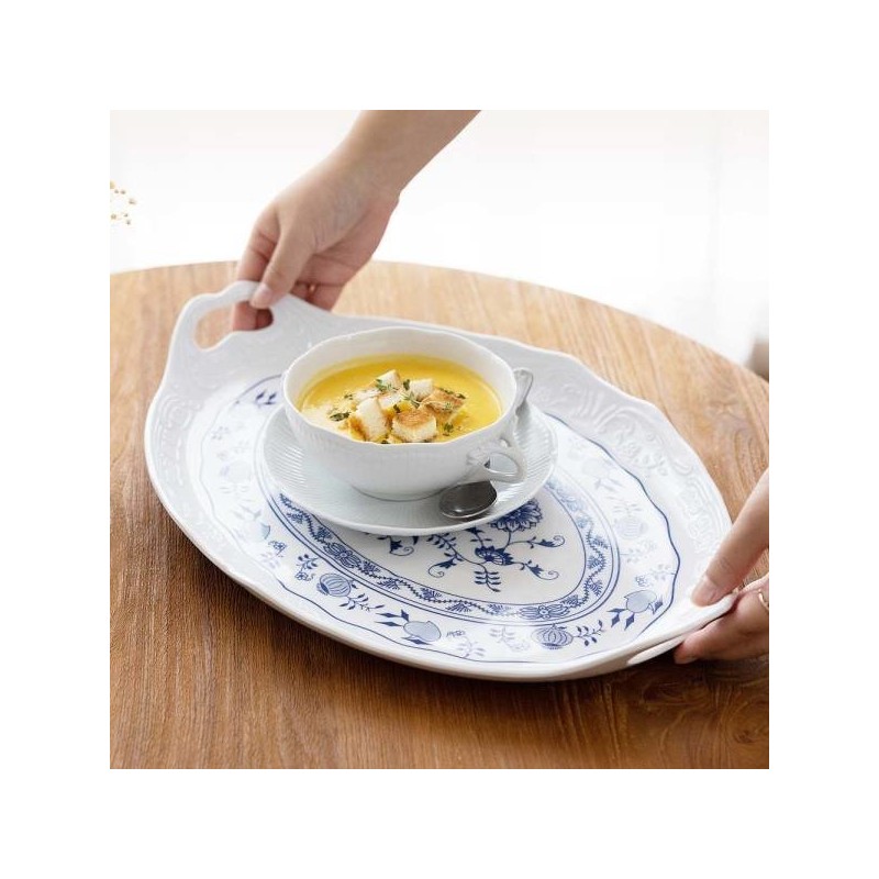 [Larissa] Zvibel Muster Handle Tray 2P Set / [라리사] 쯔비벨무스터