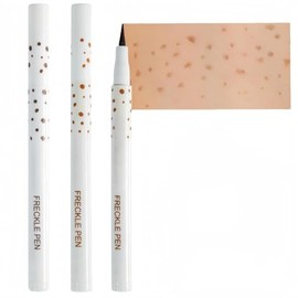 SinceReal 2PCS Freckle Pen, Freckle Makeup Pen, Waterproof Long-Lasting Soft Spots Pens, Natural Like-real Freckles, Light Brown & Chestnut