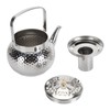 Stainless Steel Teapot with Removable Filter Metal Tea Kettle Coffee