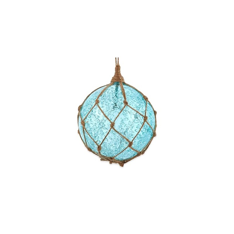 Kurt Adler D4371 Buoy Style with Rope Teal 4 Inch