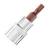 FOCMKEAS 3/8" Drive T25 Torx Bit Socket, S2 Steel Bits,