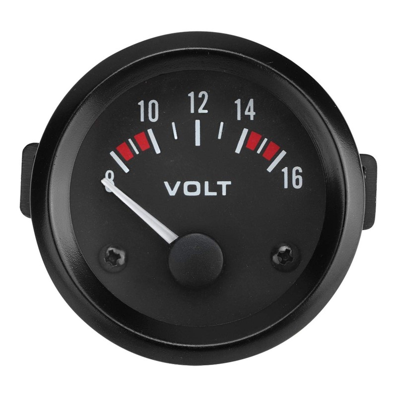 Qiilu Car Universal 12 V Voltmeter 52 mm/2 in Voltage